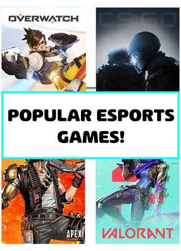 8 most popular esports games
