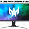 cheap monitor for ps5