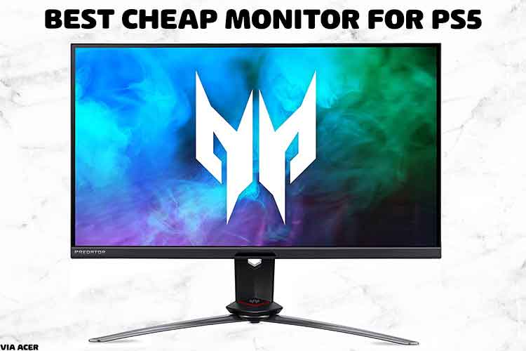 cheap monitor for ps5