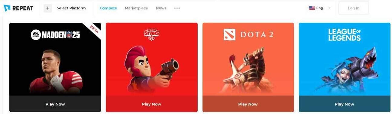 Repeat.gg - list of games to play